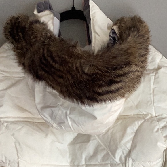 NWT ROXY CREAM AND PINK QUINN SNOWBOARD JACKET SIZE L - Picture 3 of 12